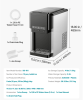 Ice-making Water Dispenser, Three-in-one Desktop Water Dispenser, 35 lbs Ice Production in 24 Hours, 12 Ice Cubes in 7 Minutes