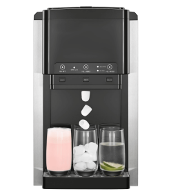 Ice-making Water Dispenser, Three-in-one Desktop Water Dispenser, 35 lbs Ice Production in 24 Hours, 12 Ice Cubes in 7 Minutes