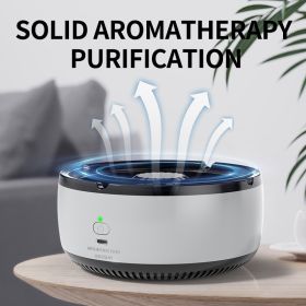 Rechargeable ashtray air purifier for home, living room, office, car, smoking tray for removing second-hand smoke and odor (Color: Rechargeable ashtray-white)