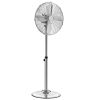 16-Inch High Velocity Pedestal Fan, 1450 CFM Industrial Standing Floor Fan with Handle, 75Â° Oscillating, 3-Speed Adjustable Height