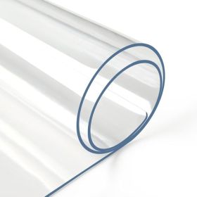 Clear Table Protector Mat -1.5mm Thickness Waterproof Heavy Duty PVC Table Cover For Dining Room Table (Option: 1.5mm-28x59inches)